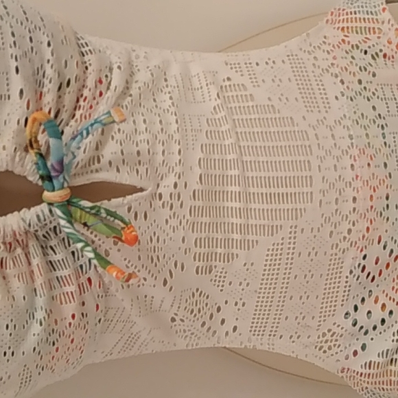 Bikini with Lace Lycra over Waist at Front - Picture 3 of 5